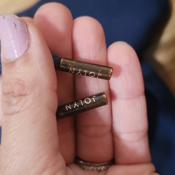 Jolyn Mai Women's Navy Blue Fleece Shorts Size Medium - Picture 4 of 9